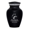 Fox Keepsake Urn - Jet Black