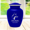 Fox Sharing Urn - Midnight Blue