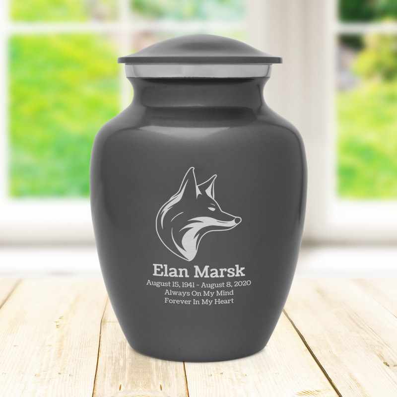 Fox Sharing Urn - Gunmetal Gray