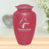 Fox Cremation Urn - Rose Pink