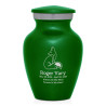 Majestic Fox Keepsake Urn - Shamrock Green