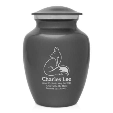 Majestic Fox Sharing Urn - Gunmetal Gray