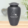 Majestic Fox Cremation Urn - Gunmetal Gray