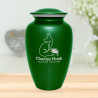 Majestic Fox Cremation Urn - Shamrock Green