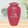 Majestic Fox Cremation Urn - Rose Pink