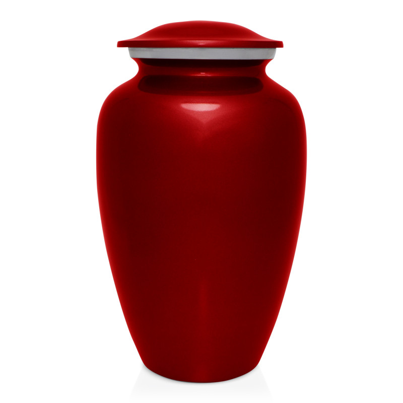 Garden Gnome Cremation Urn - Ruby Red