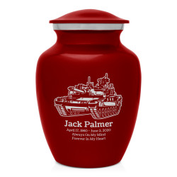 Tank Sharing Urn - Ruby Red
