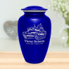 Tank Cremation Urn - Midnight Blue