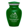 3 Wheel Motorcycle Keepsake Urn - Shamrock Green