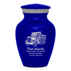 Dumptruck II Keepsake Urn - Midnight Blue