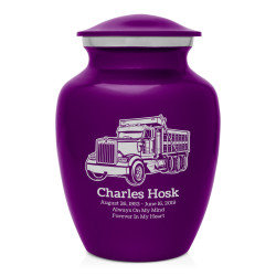Dumptruck II Sharing Urn - Purple Luster