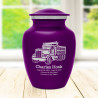 Dumptruck II Sharing Urn - Purple Luster