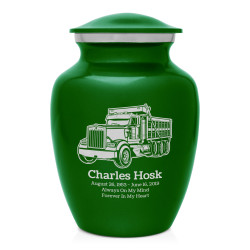 Dumptruck II Sharing Urn - Shamrock Green