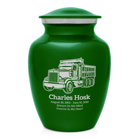 Dumptruck II Sharing Urn - Shamrock Green