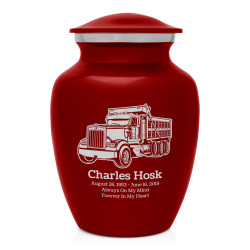 Dumptruck II Sharing Urn - Ruby Red