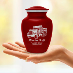 Dumptruck II Sharing Urn - Ruby Red