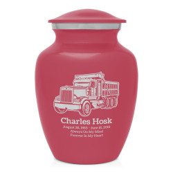 Dumptruck II Sharing Urn - Rose Pink