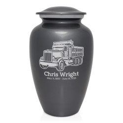 Dumptruck II Cremation Urn - Gunmetal Gray