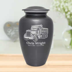 Dumptruck II Cremation Urn - Gunmetal Gray