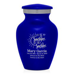 You Are My Sunshine Keepsake Urn - Midnight Blue