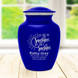You Are My Sunshine Sharing Urn - Midnight Blue