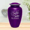 You Are My Sunshine Cremation Urn - Purple Luster