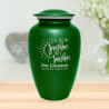 You Are My Sunshine Cremation Urn - Shamrock Green