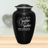 You Are My Sunshine Cremation Urn - Jet Black