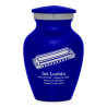 Harmonica Keepsake Urn - Midnight Blue