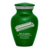 Harmonica Keepsake Urn - Shamrock Green