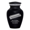 Harmonica Keepsake Urn - Jet Black