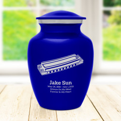 Harmonica Sharing Urn - Midnight Blue