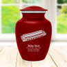 Harmonica Sharing Urn - Ruby Red