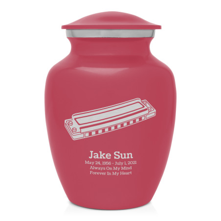 Harmonica Sharing Urn - Rose Pink