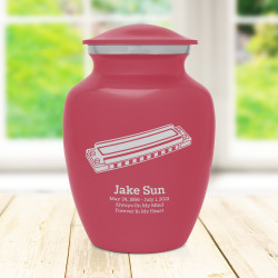 Harmonica Sharing Urn - Rose Pink