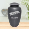 Harmonica Cremation Urn - Gunmetal Gray