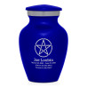 Pentagram Keepsake Urn - Midnight Blue