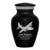 C130 Plane Keepsake Urn - Jet Black
