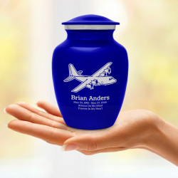 C130 Plane Sharing Urn - Midnight Blue