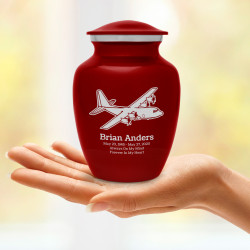 C130 Plane Sharing Urn - Ruby Red