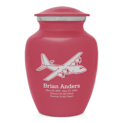 C130 Plane Sharing Urn - Rose Pink