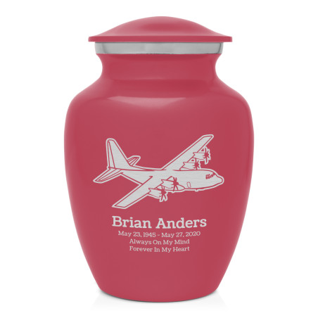 C130 Plane Sharing Urn - Rose Pink
