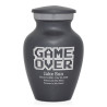 Game Over Keepsake Urn - Gunmetal Gray