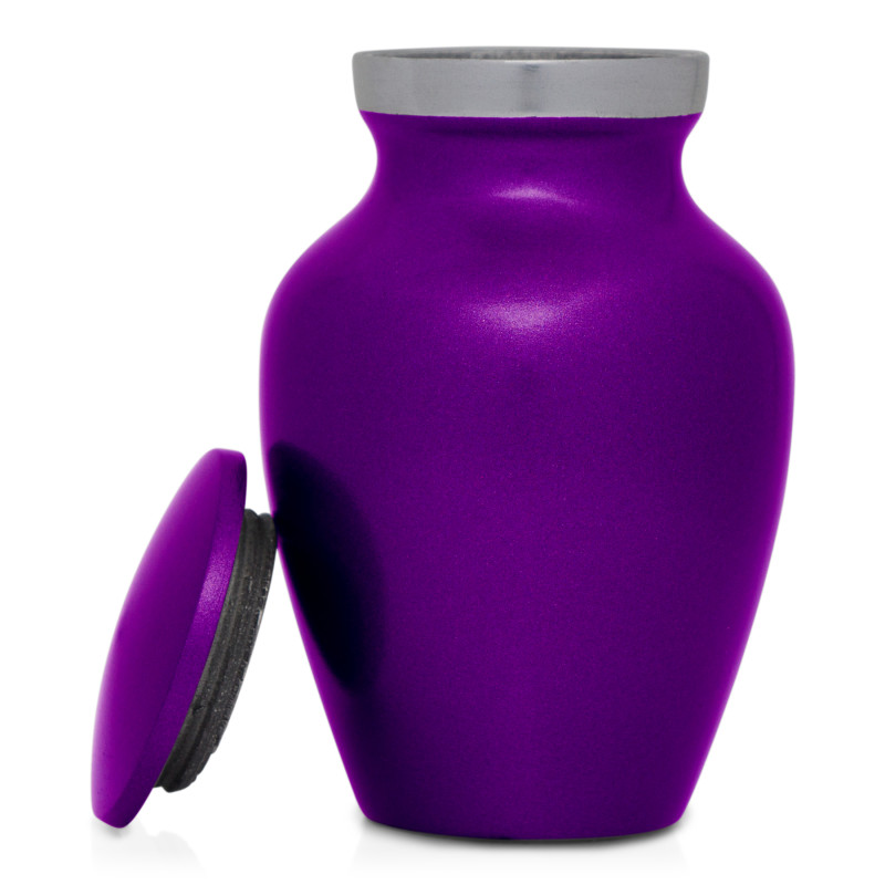 Game Over Keepsake Urn - Purple Luster