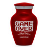 Game Over Keepsake Urn - Ruby Red