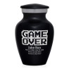 Game Over Keepsake Urn - Jet Black