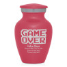 Game Over Keepsake Urn - Rose Pink