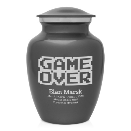 Game Over Sharing Urn - Gunmetal Gray