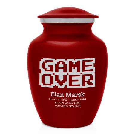 Game Over Sharing Urn - Ruby Red