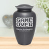 Game Over Cremation Urn - Gunmetal Gray
